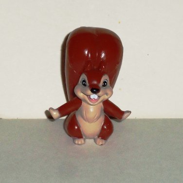 Cartoon Squirrel PVC Figure Toy Loose Used