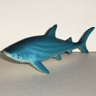 Hollow Vinyl 4.75" Blue Shark Plastic Figure Loose Used