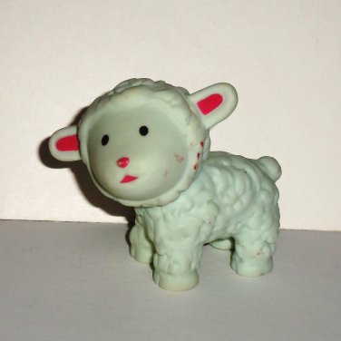 Sheep Lamb w/ Legs Vinyl Playset Figure Loose Used