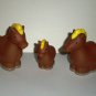 Horse Family Set of 3 Vinyl Playset Figures Pony Colt Loose Used