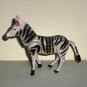 Zebra Jointed Plastic Toy Figure Loose Used