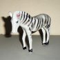 Zebra 3.5" Plastic Figure Toy Loose Used