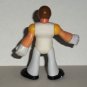 Fisher-Price Imaginext Man w/ White & Yellow Outfit Action Figure Loose Used
