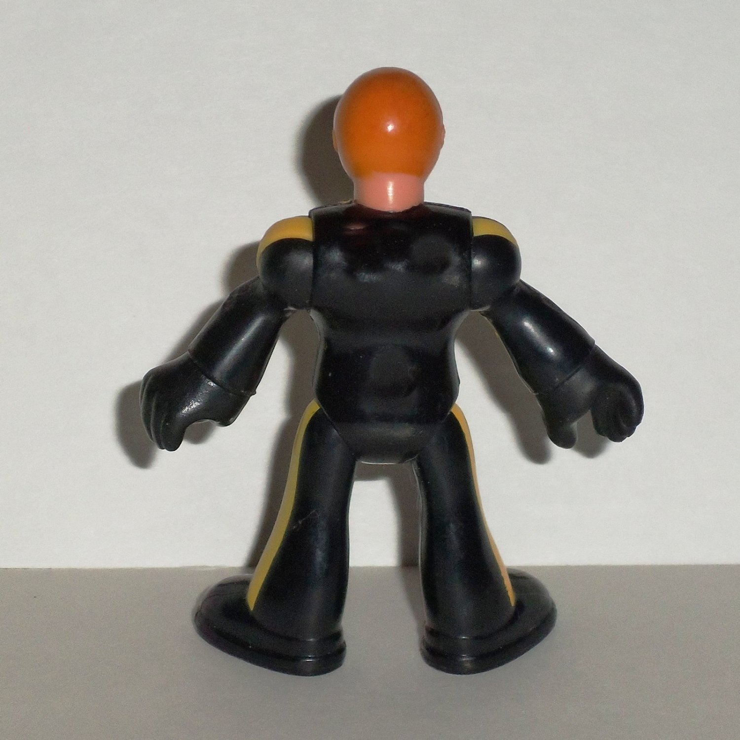 Fisher-Price Imaginext Man w/ Black & Yellow Outfit Action Figure Loose ...