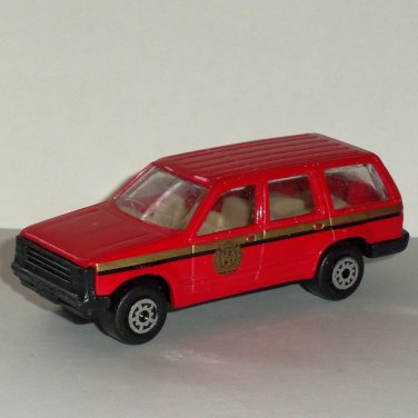 Maisto Ford Explorer Fire Dept. Truck 1:64 Diecast Car Loose Used