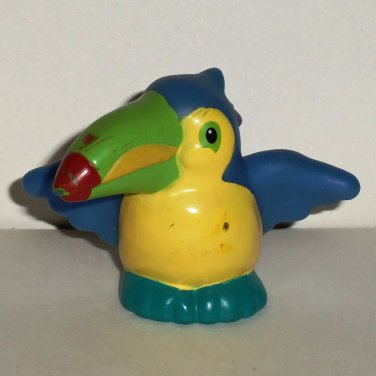 Details about   Fisher Price Little People Zoo Parrot Bird Blue Head #2 