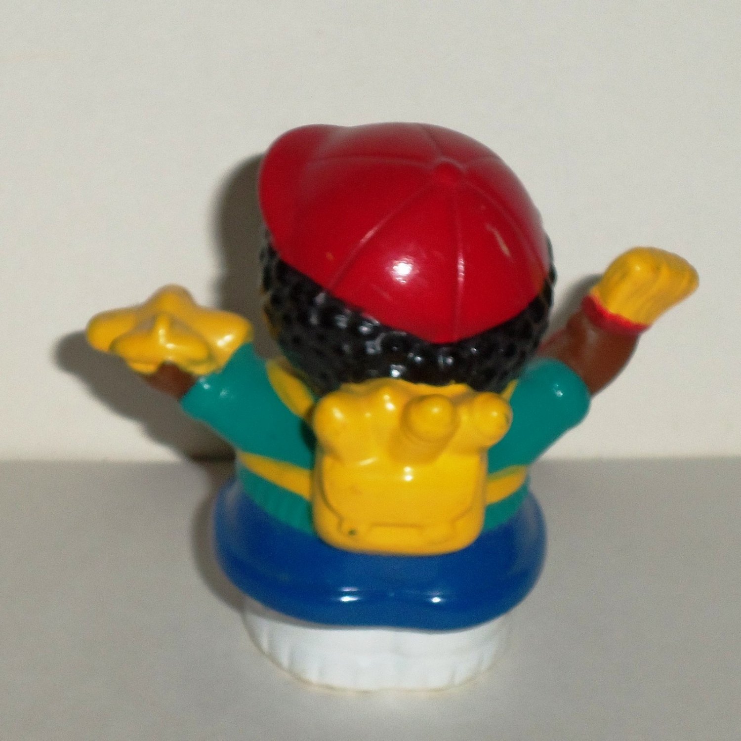 Fisher-Price Little People 2002 Michael w/ Paint Brush Plane Backpack ...