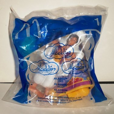 McDonald's 2004 Disney's Aladdin Figure Happy Meal Toy Still in Packaging NIP