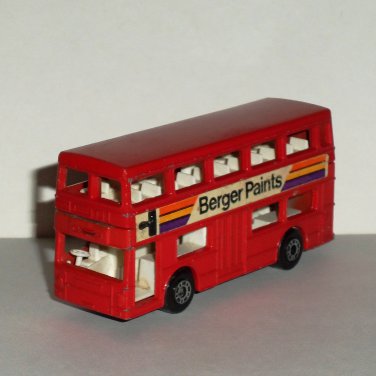 Vintage Matchbox #17F Londoner Bus Berger Paints Diecast Vehicle Loose Used