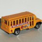 Matchbox 2002 Kids Cars of the Year School Bus Bulldogs Football Diecast Car Loose Used