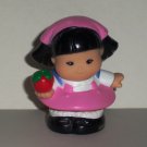Fisher-Price Little People Sonya Lee Girl Figure from 77715 Lil Farmers Market Set 2003 Mattel Loose