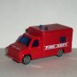 Red Fire Department Rescue Truck Diecast & Plastic Toy Vehicle Loose Used