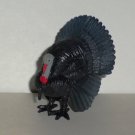 Black Turkey 2" Plastic Animal Figure Loose Used