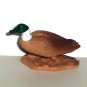 New-Ray Mallard Duck 1.25" Plastic Animal Figure Loose Used