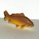 Brown & Yellow Fish 1.75" Plastic Animal Figure Loose Used