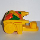 Fisher-Price Little People Yellow Food Cart Vegetables Loose Used