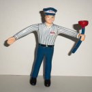 Mr. Rooter Plumbing Plumber Bendable Action Figure Loose Used