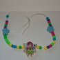 Child's Necklace with Plastic Beads Foam Rubber Fairy and Stars Loose Used