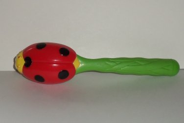 Sassy Soft Grip Ladybug Shaped Baby Brush Loose Used