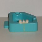 Blue Plastic Dollhouse Bathroom Sink Toy Loose Used