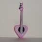 MGA Plastic Toy Heart Shaped Guitar for Doll Loose Used