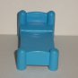 Blue Plastic Dollhouse Bed P7846 Toy Loose Used