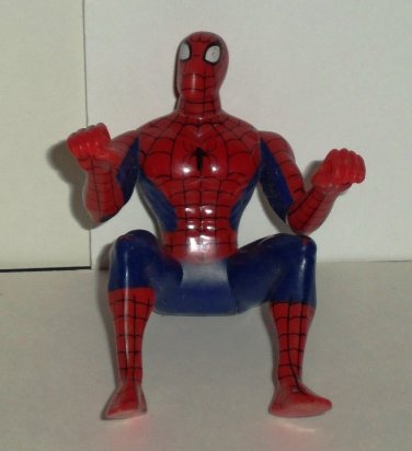 Spider-Man Vehicle Driver Action Figure Bright Costume Loose Used