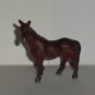 Brown Budyonny Plastic PVC Toy Horse Budonny 1993 Loose Used