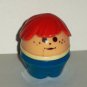 Little Tikes Toddle Tots Red Haired Boy Figure Blue Body Loose Used