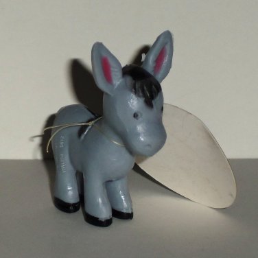 Christmas Donkey PVC Figure Loose Used