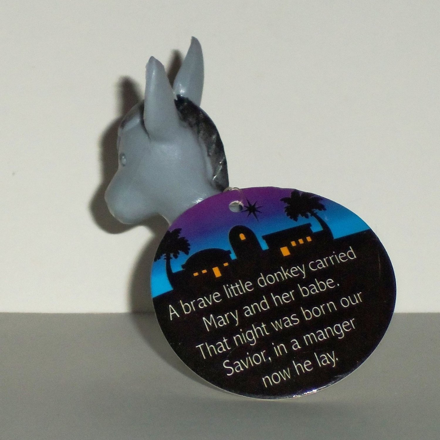 christmas donkey figurine