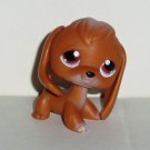 Littlest Pet Shop #16 Brown Beagle Dog Figure Hasbro 2004 Loose Used