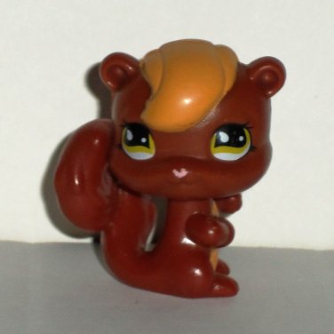 McDonald's 2009 Littlest Pet Shop Brown Squirrel Figure Only No Base Happy Meal Toy Loose Used