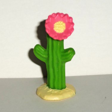 Littlest Pet Shop Cactus with Pink Flower Accessory from #638 Hasbro Loose Used