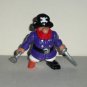 Fisher-Price Great Adventures Pirate Captain Purple Shirt Figure 1994 Loose Used