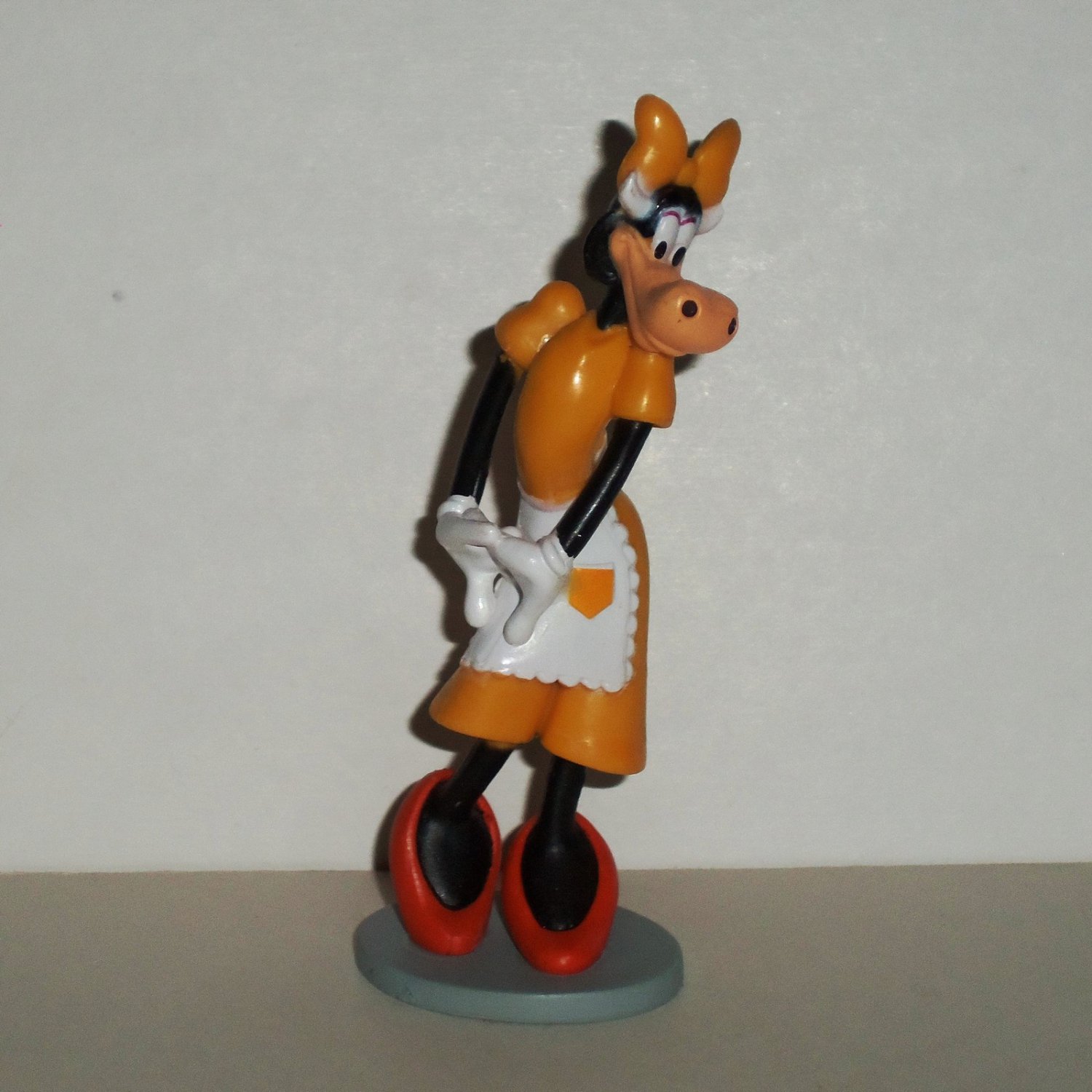 Disney Clarabelle Cow PVC Figure from Mickey Mouse Clubhouse Set Loose Used