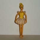 Disney Fairies Tinker Bell in Yellow White Dress Doll No Wings Loose Used