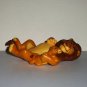 Disney's Lion King Collectible Figures Mufasa & Simba Sleeping Figure Mattel 1994 Loose Used