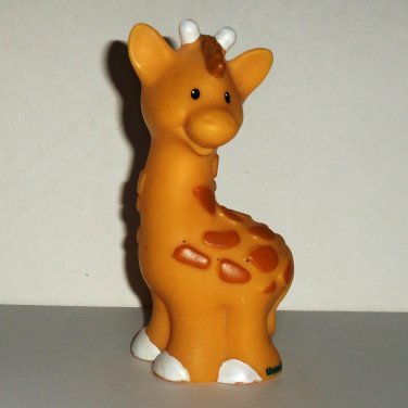 Fisher-Price Little People Giraffe Figure Mattel 2007 Loose Used
