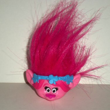 McDonald's 2016 Trolls Poppy Pencil Topper Only Happy Meal Toy Loose Used