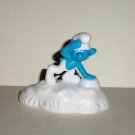 McDonald's 2017 Smurfs The Lost Village Movie Clumsy Smurf Figure Only Happy Meal Toy  Loose Used