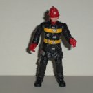 Chap Mei Rescue Squad Fireman with Red Helmet 4" Action Figure Firefighter Loose Used