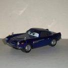 Disney Pixar Cars 2 Dark Blue Finn McMissle Diecast Car Mattel V2799 Loose Used