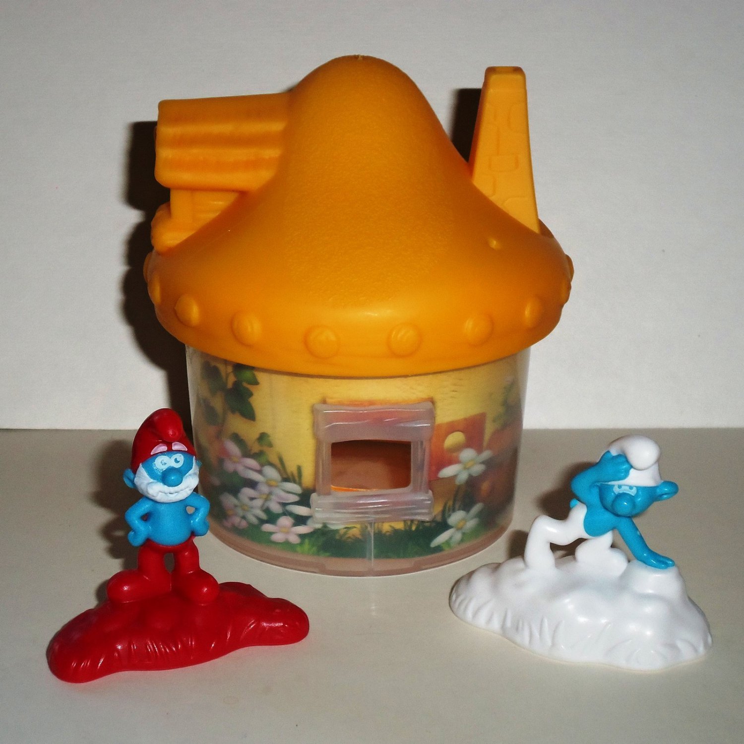 Details about   2017 Mcdonalds Happy Meal Toy Smurfs The Lost Village Orange House