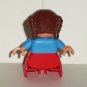 Lego Duplo Girl Figure from School Bus 10528 Loose Used