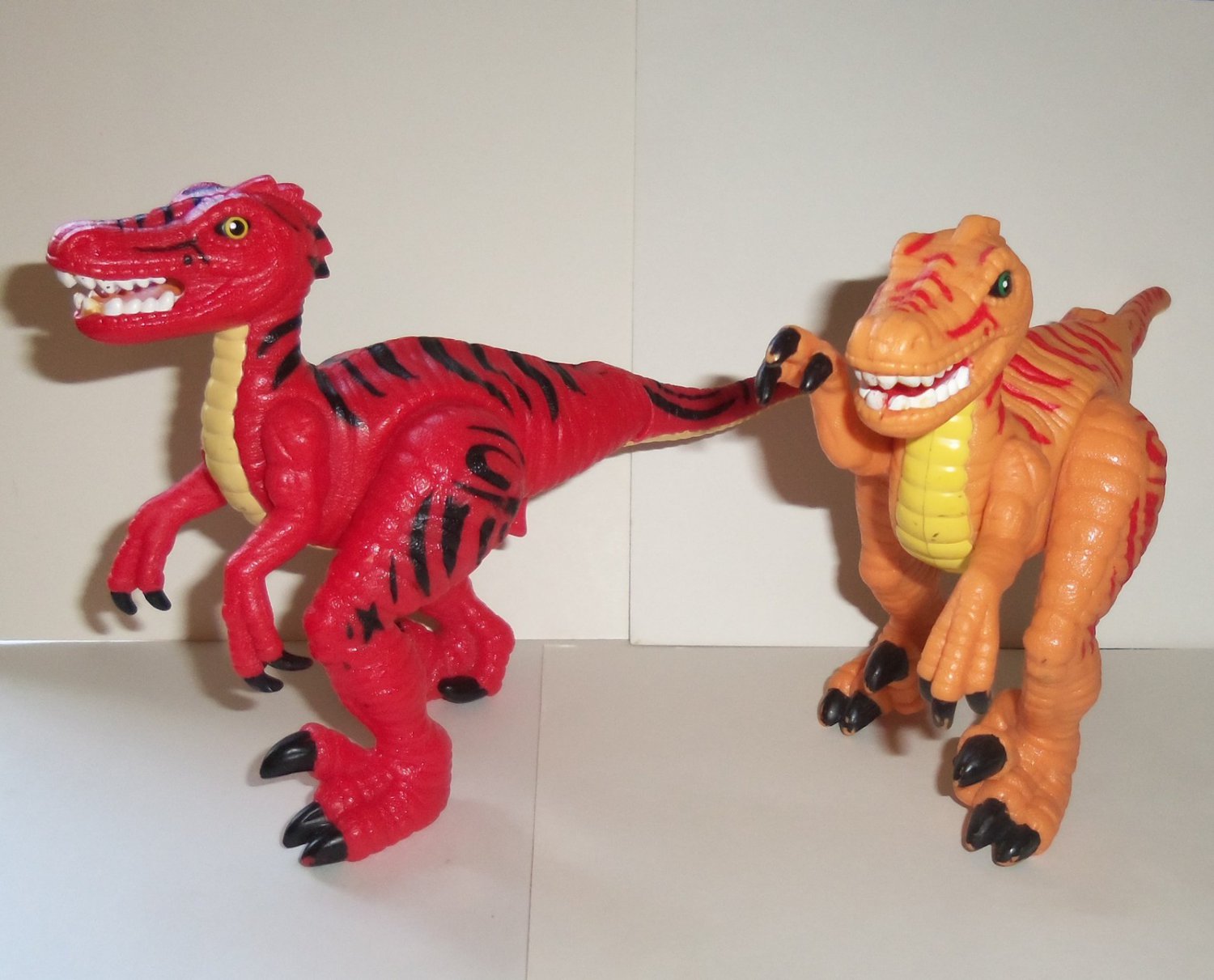 Fisher-Price Imaginext Shreds & Slash The Raptors Dinosaurs Loose Used