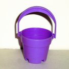Purple Plastic Water Bucket Dollhouse Accessory Loose Used