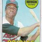 1969 Topps Baseball Card #250 Frank Robinson Baltimore Orioles Poor