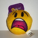 McDonald's 2016 Emoji Plush Oh No Happy Meal Toy w/ Clip Loose Used