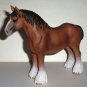 Schleich #13809 Horse Clydesdale Stallion 2009 PVC Plastic Toy Animal Loose Used